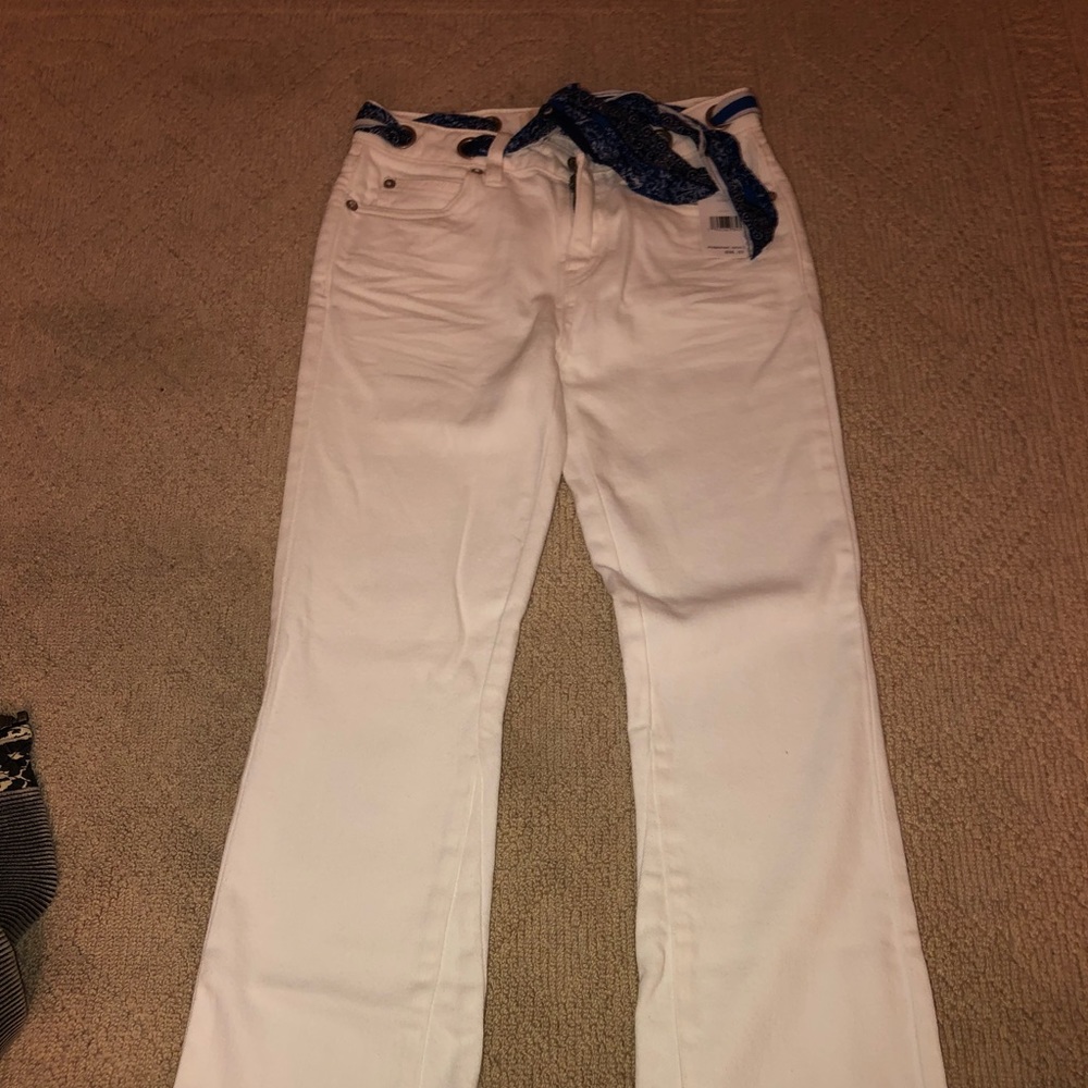 Free People New White Pants